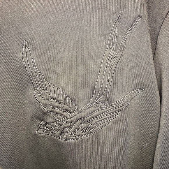 2MEN - Black Bird Crewneck Sweater - Picture 1 of 3